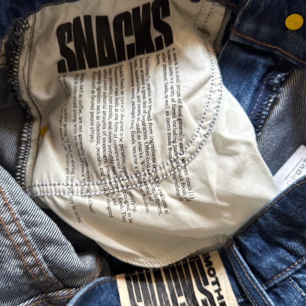 NEW Mother Snacks! The Peeler Barrel Leg Ankle Jean in Secret Sauce - Picture 6 of 6